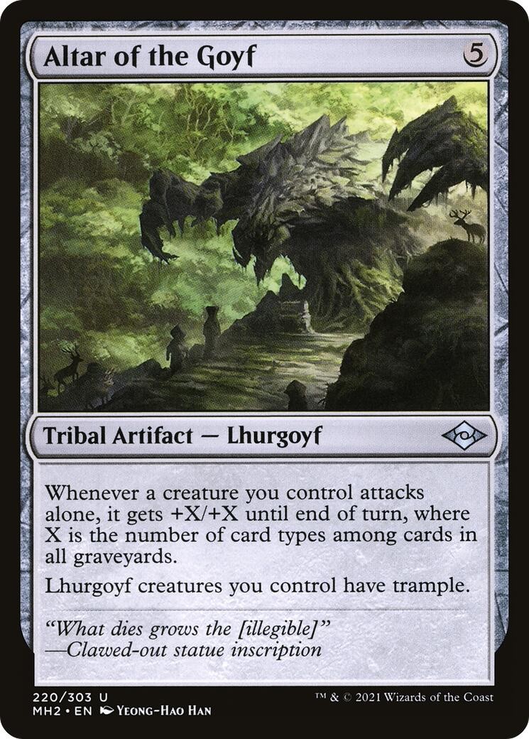 Altar of the Goyf220MagicModern Horizons 2MH2LPUncommonEN