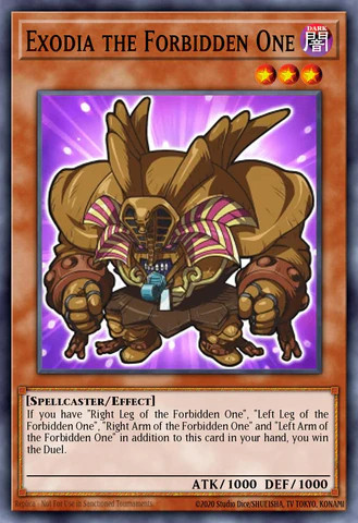 1x Exodia the Forbidden One (Chibi) Secret BLGG-EN002