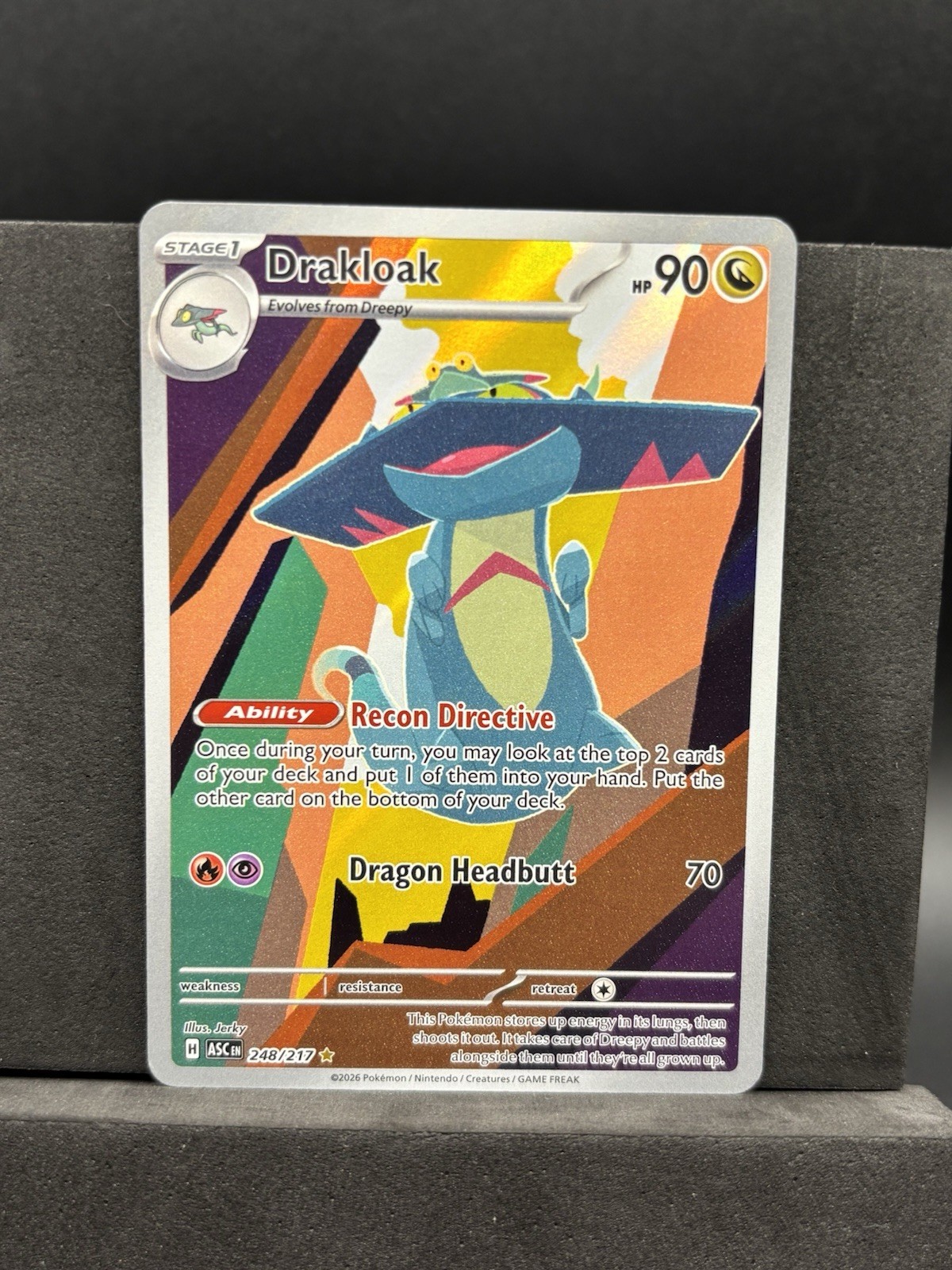 Pokemon Drakloak – Holo Illustration Rare ME: Ascended Heroes 248/217