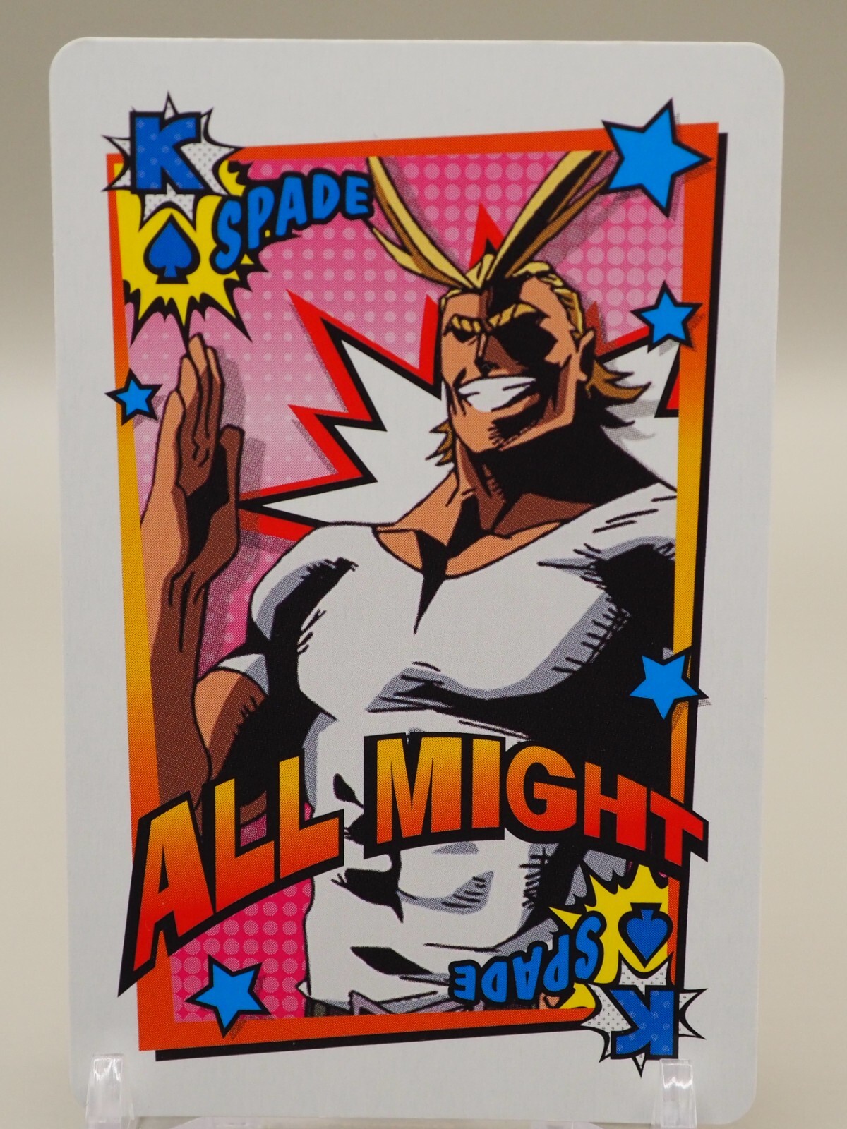 ALL MIGHT My Hero Academia playing cards Japanese TCG Anime B663