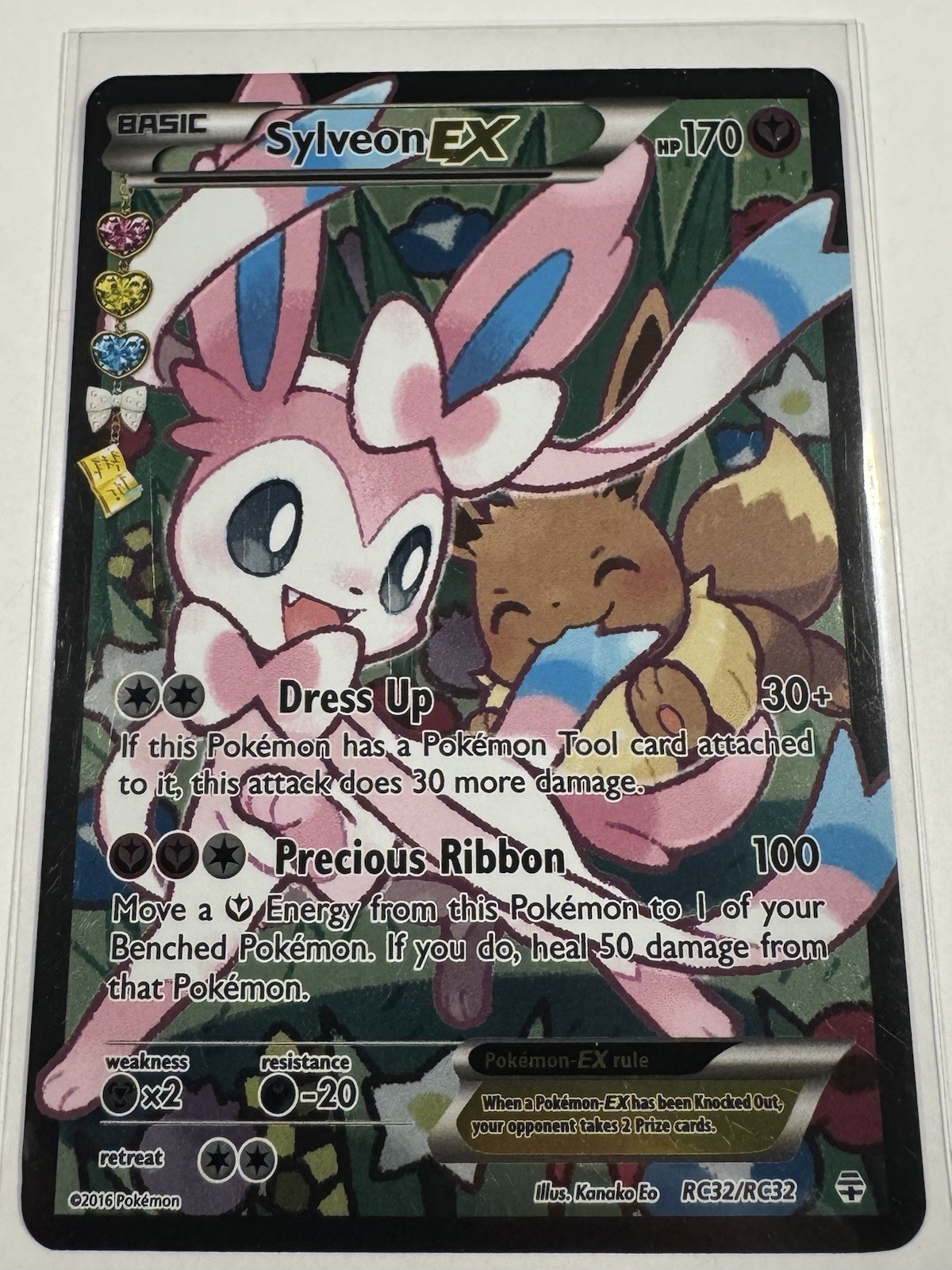 POKEMON GENERATIONS RC32/RC32 HOLO ULTRA RARE SYLVEON EX FULL ART
