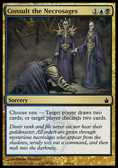 MTG Consult the Necrosages (199) Ravnica City of Guilds LP