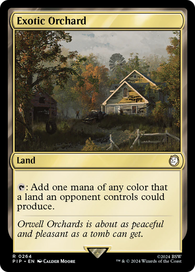 MTG Exotic Orchard [Fallout] Near Mint Magic