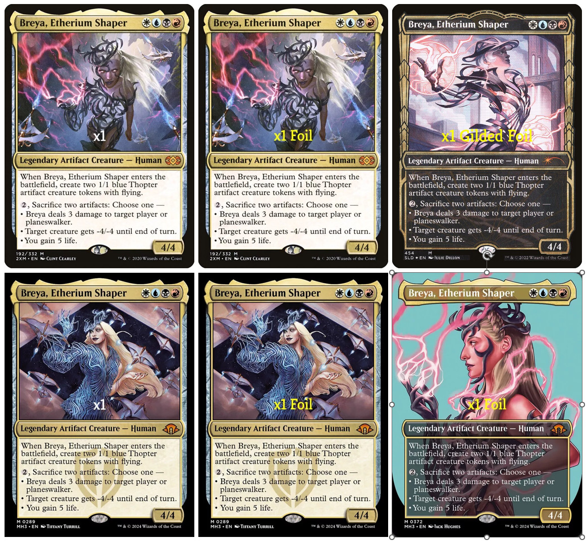 MTG 2XM SLD MH3 Breya, Etherium Shaper MINT (SELECT)
