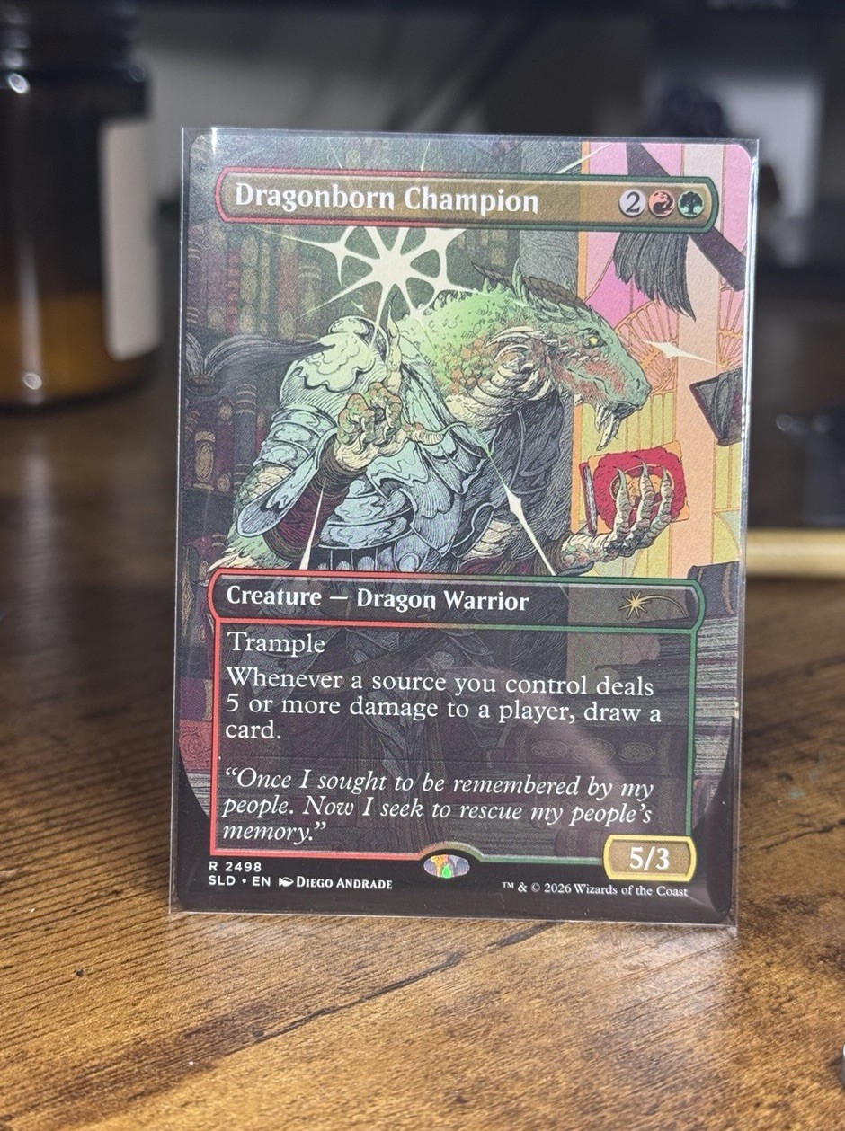 Dragonborn Champion – 2498 – Secret Lair x Dungeons & Dragons – NM/M MTG