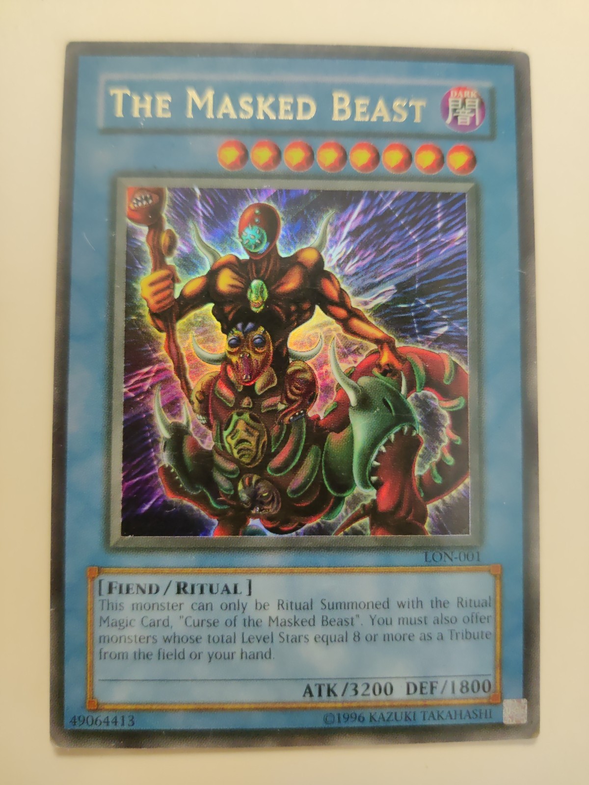 The Masked Beast LON-001 Ultra Rare Unlimited MP