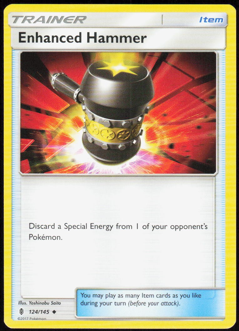 Enhanced Hammer 124/145 Uncommon Guardians Rising Pokemon Near Mint