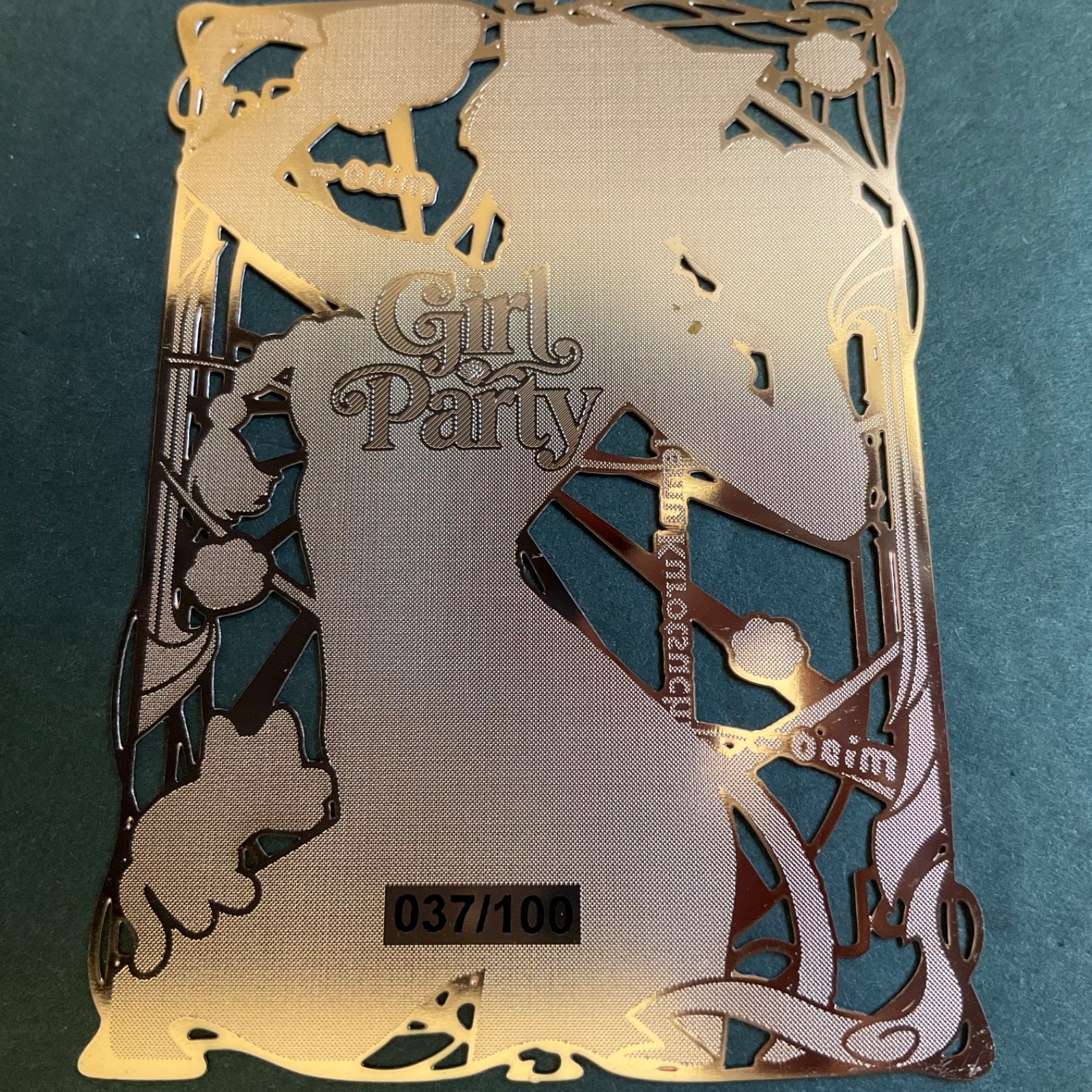 Goddess Story Gold METAL Card – Random Serial Number #/100! Cat Girl 2 – Nemu