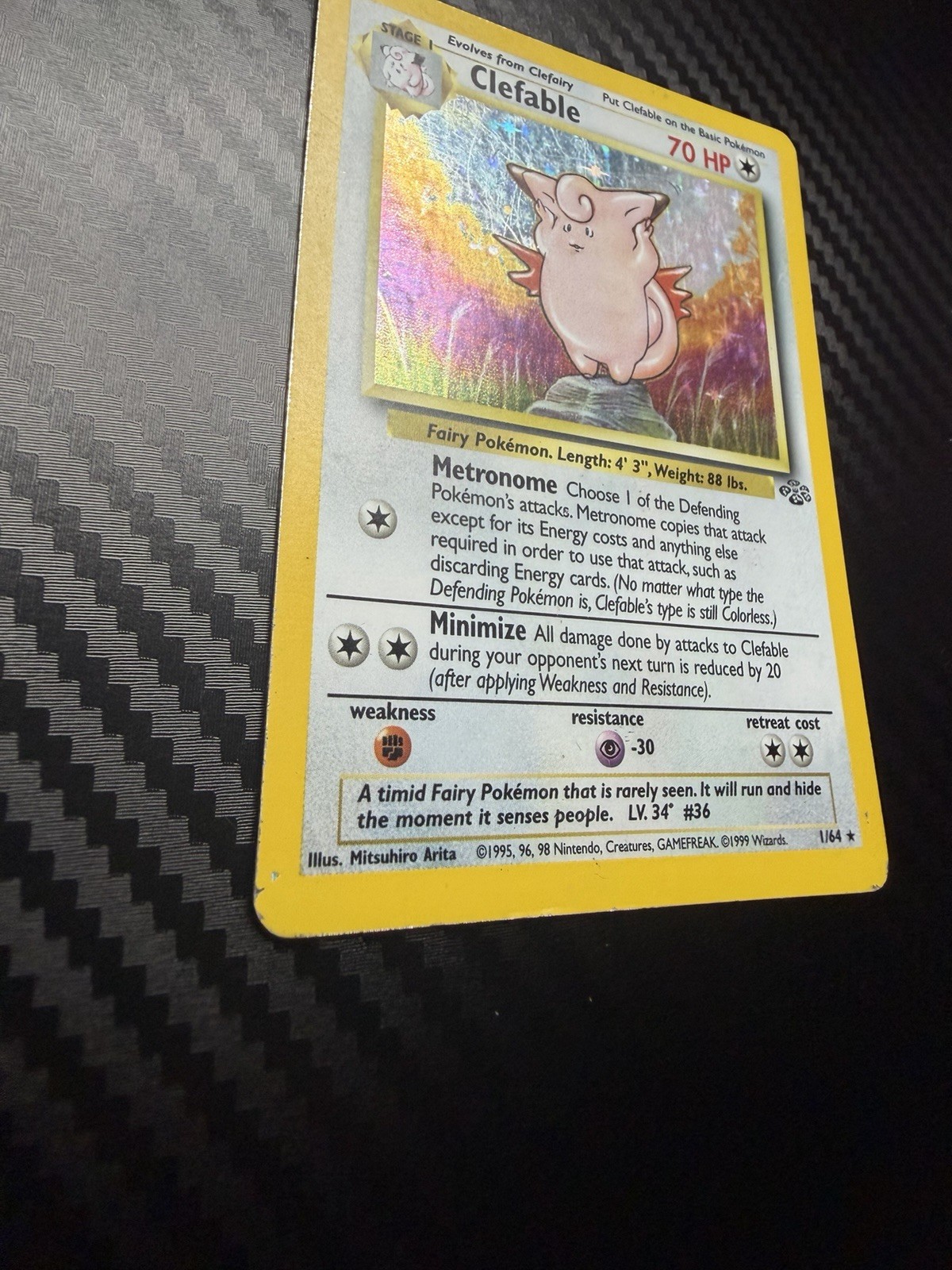 Clefable 01/64 Jungle Holo