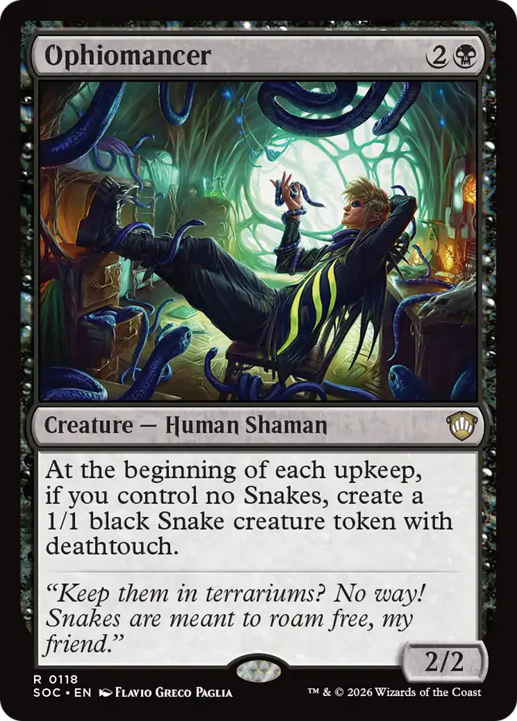 Ophiomancer [Secrets of Strixhaven Commander] Near Mint