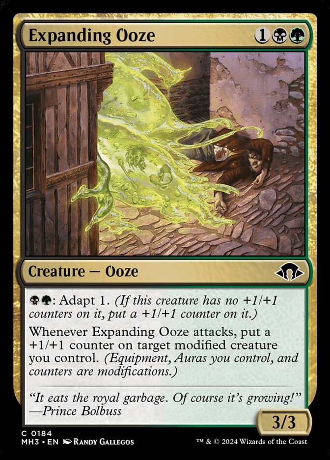 MTG Magic the Gathering Expanding Ooze (184/703) Modern Horizons 3 LP