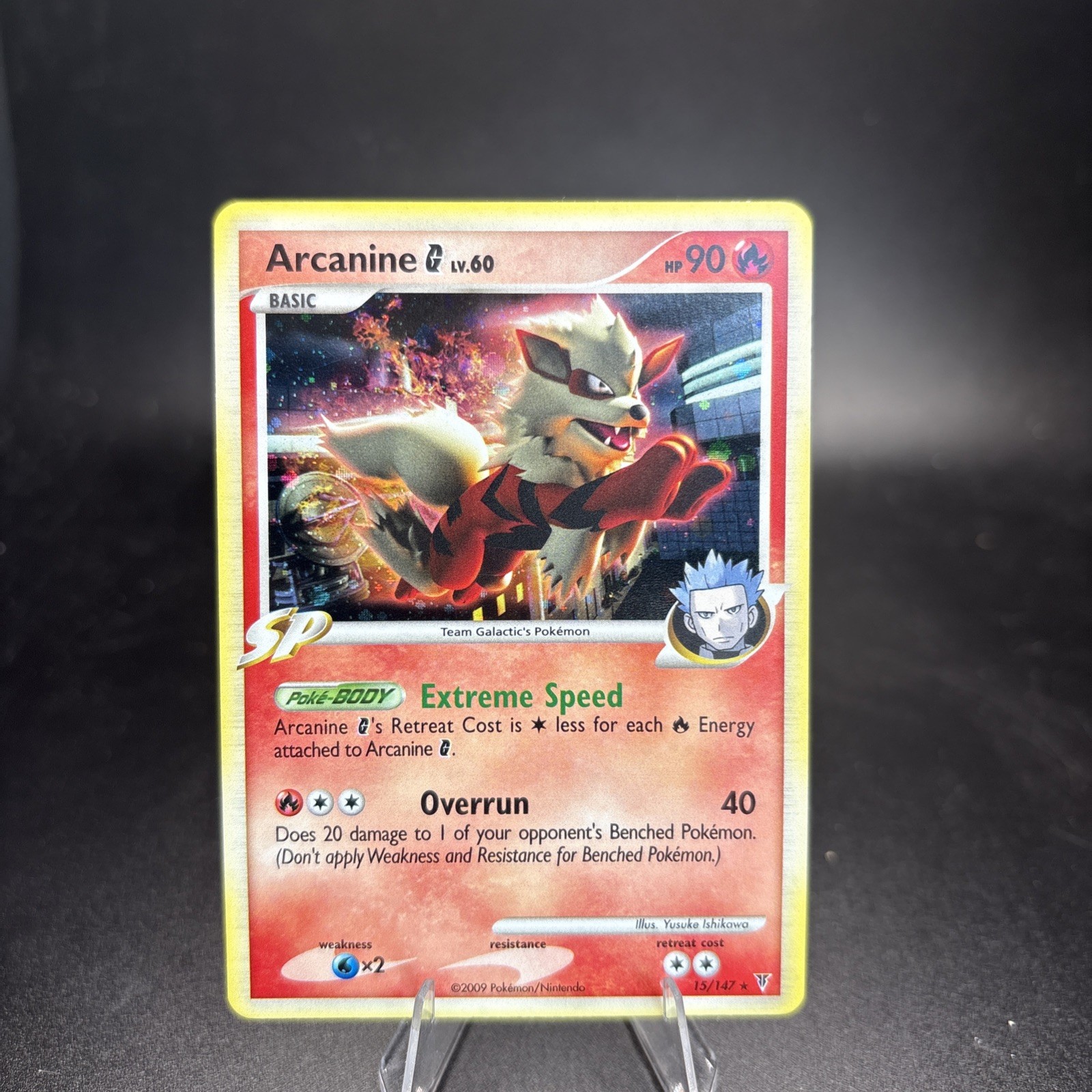ARCANINE G 15/147 Supreme Victors HOLO rare Pokemon TCG card LP -j
