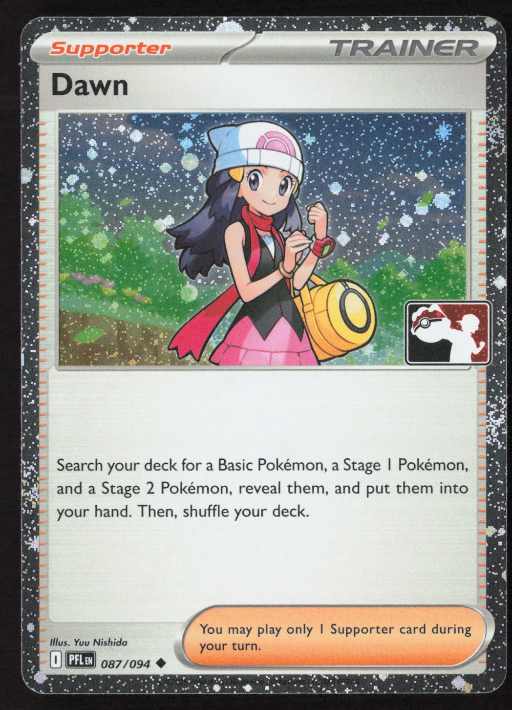 Dawn (Cosmos Holo) 087/094 Uncommon Prize Pack Series Cards Pokemon Near Mint