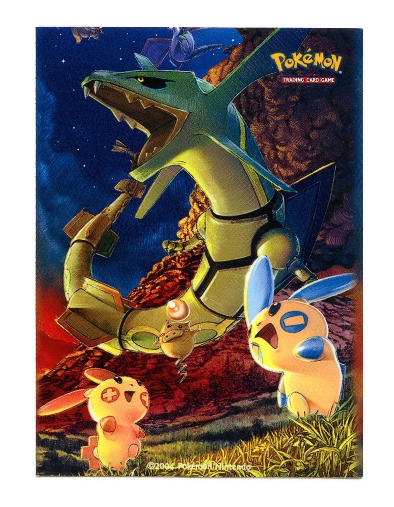 2004 Rayquaza, Minun & Plusle Individual Card Sleeve Pokemon Ultra Pro Original