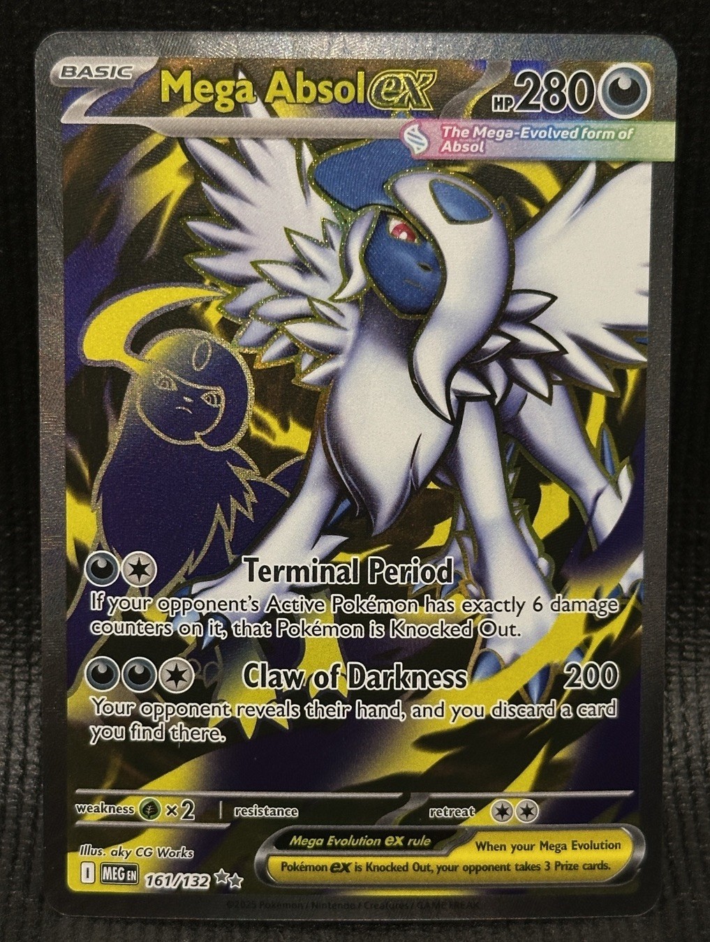 Mega Absol ex 161/132 Me01: Pokemon Mega Evolution NM – 0394