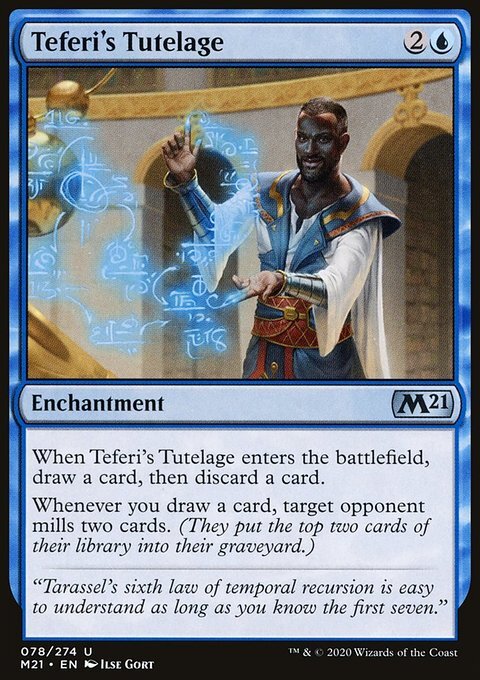 MTG Magic the Gathering Teferi’s Tutelage (78/417) Core Set 2021 LP