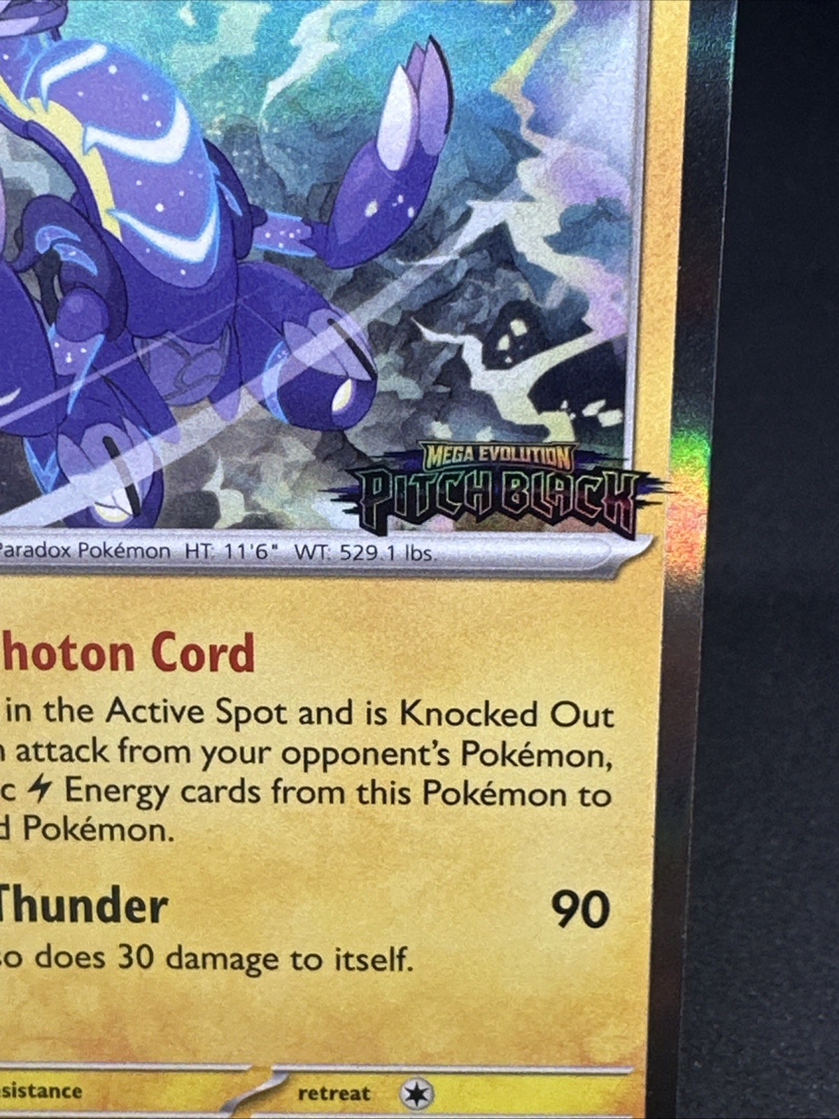 Pokemon Pitch Black Prerelease Staff Promo Miraidon 082
