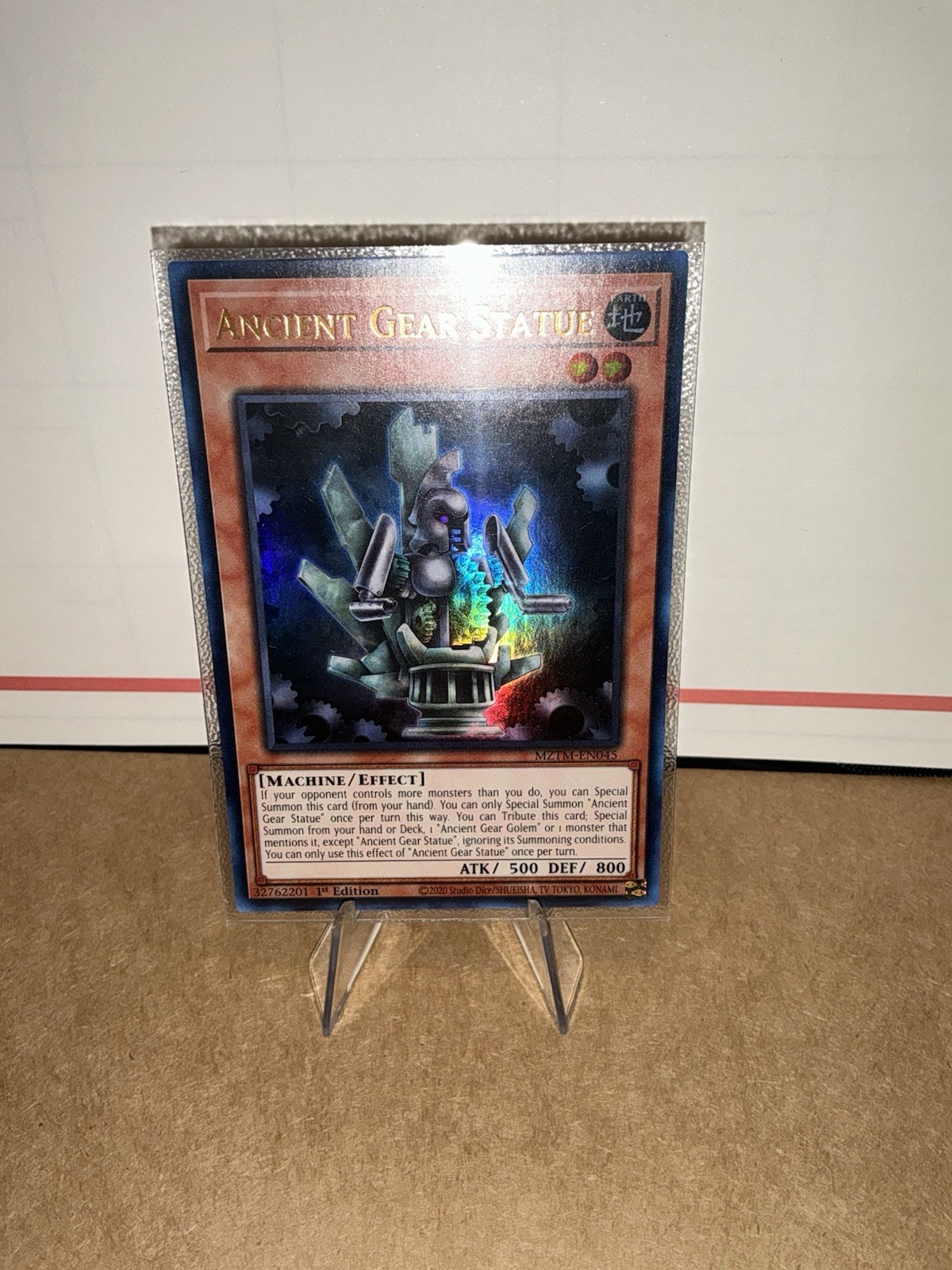 Ancient Gear Statue – MZTM-EN045 – Ultra Rare – 1st Edition Near Mint/Mint