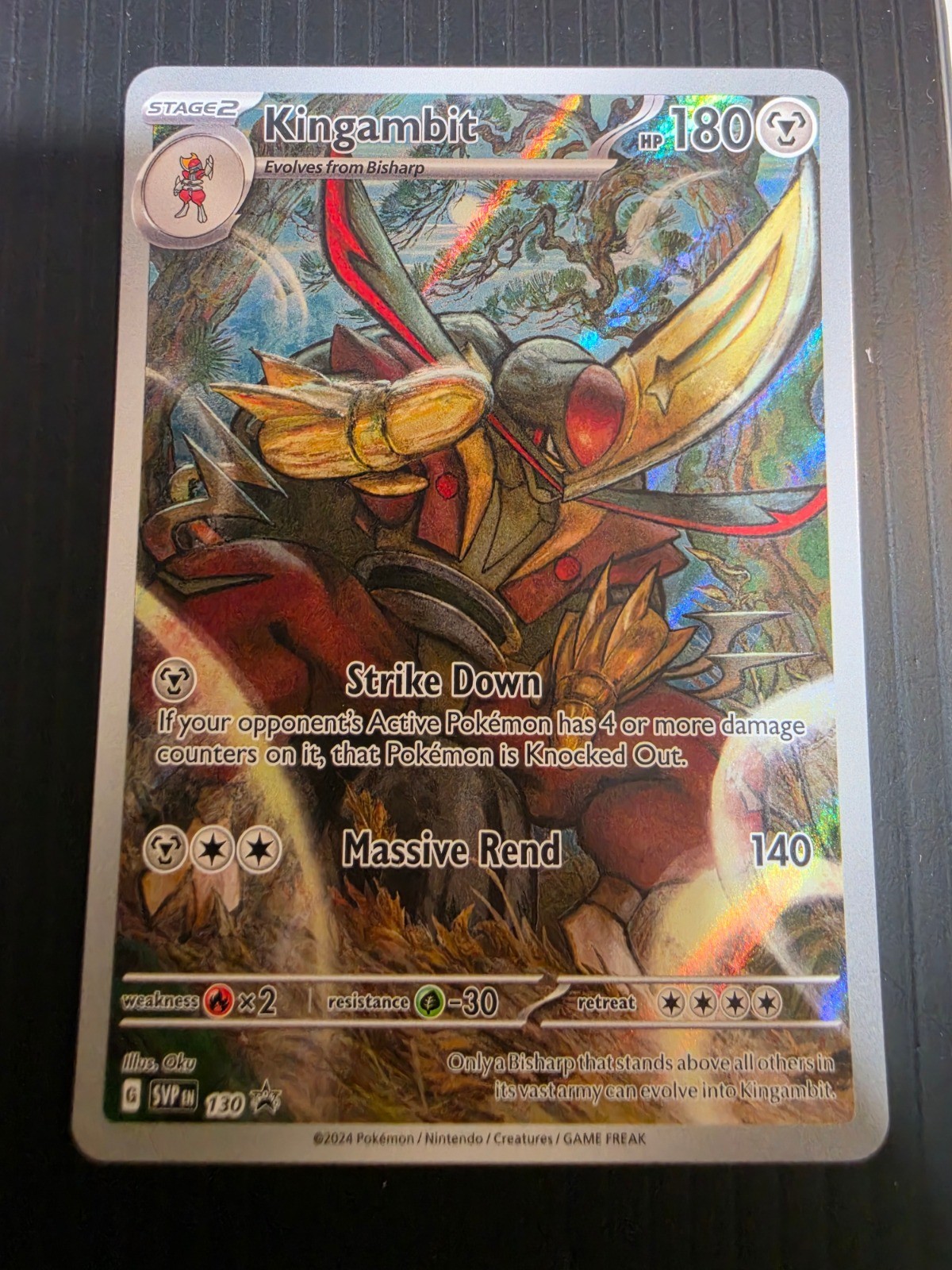Kingambit Holo Promo SV: Scarlet & Violet Promo Cards 130 NM