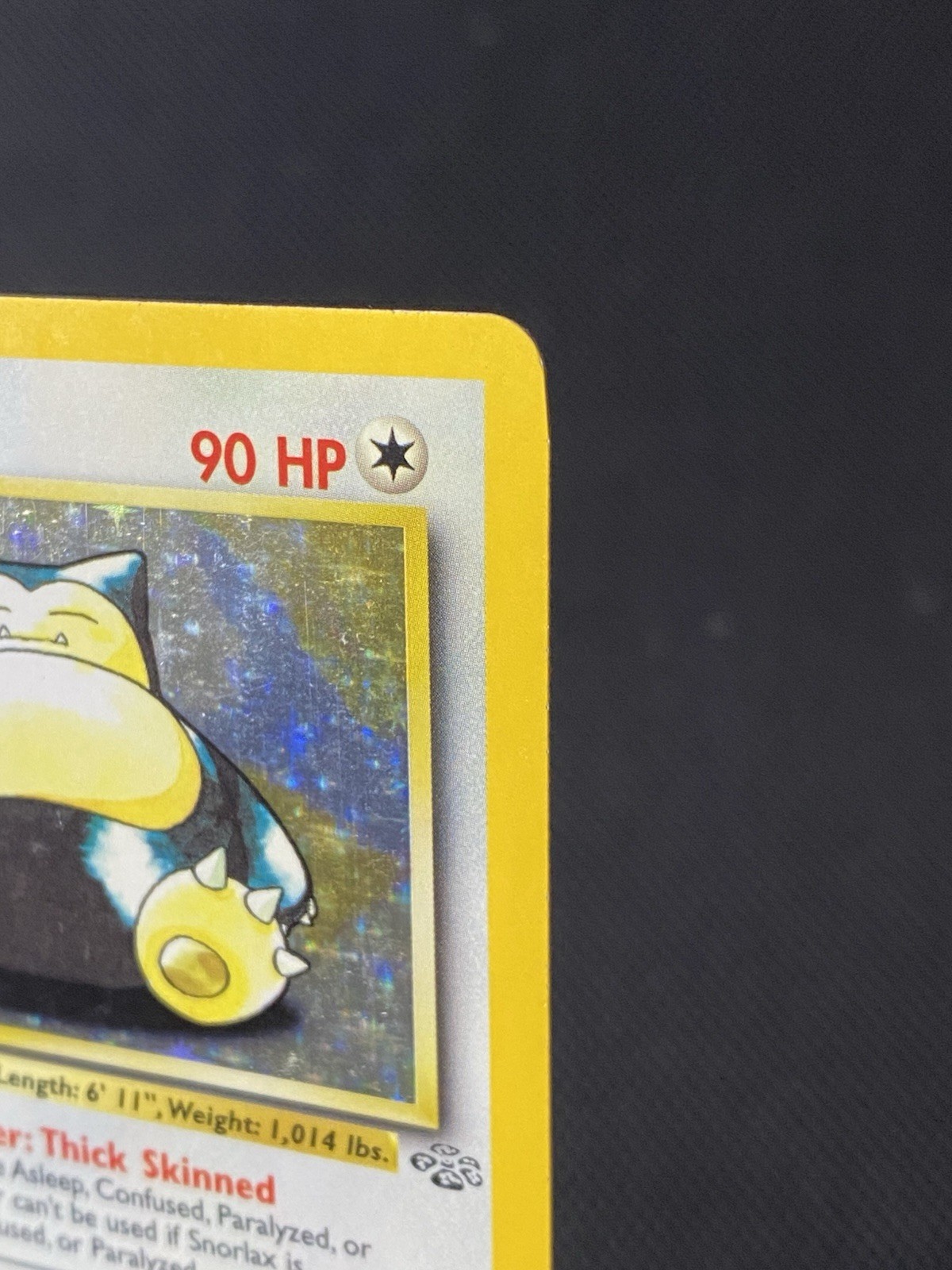 Pokémon TCG Snorlax Holo Card Jungle Set, Unlimited Rare, Card 11/64 LP