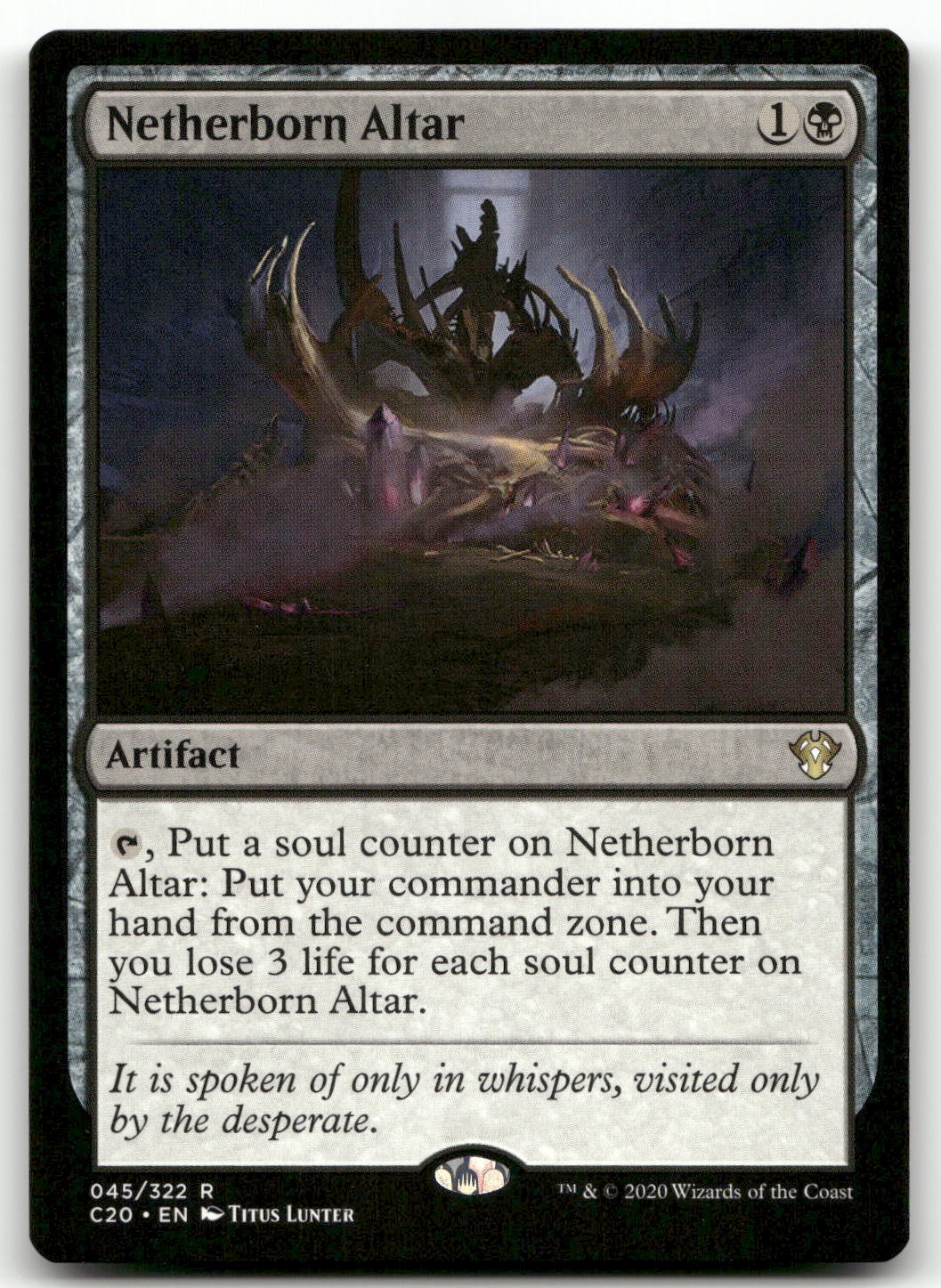 Netherborn Altar #45 (NM) Commander 2020 C20 Magic MTG