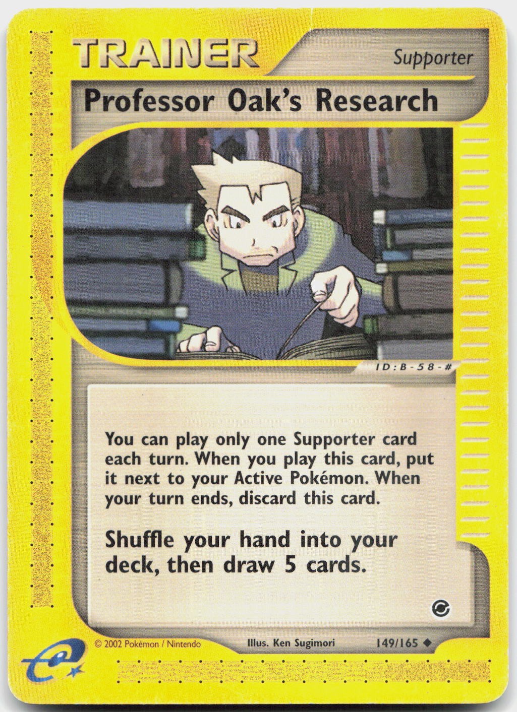 Professor Oak’s Research 149/165 Uncommon Expedition Base Set Pokemon MP