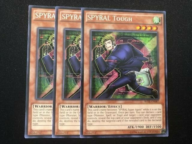 YUGIOH SPYRAL DECK- AGENT- DRONE- QUICK FIX- DOUBLE HELIX- RESORT- BIG RED NM