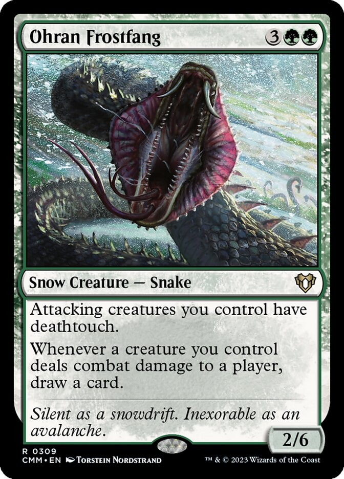 Ohran Frostfang [Commander Masters] #309 NM MTG