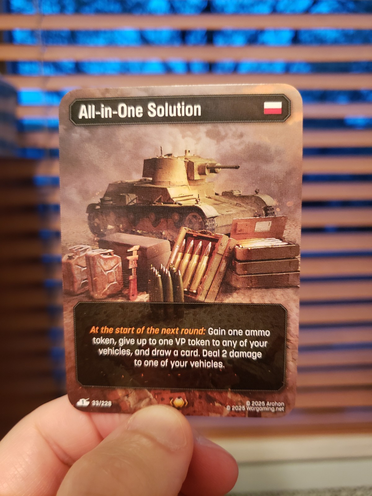 All-in-One Solution #33 RARE – World of Tanks TCG – First Strike