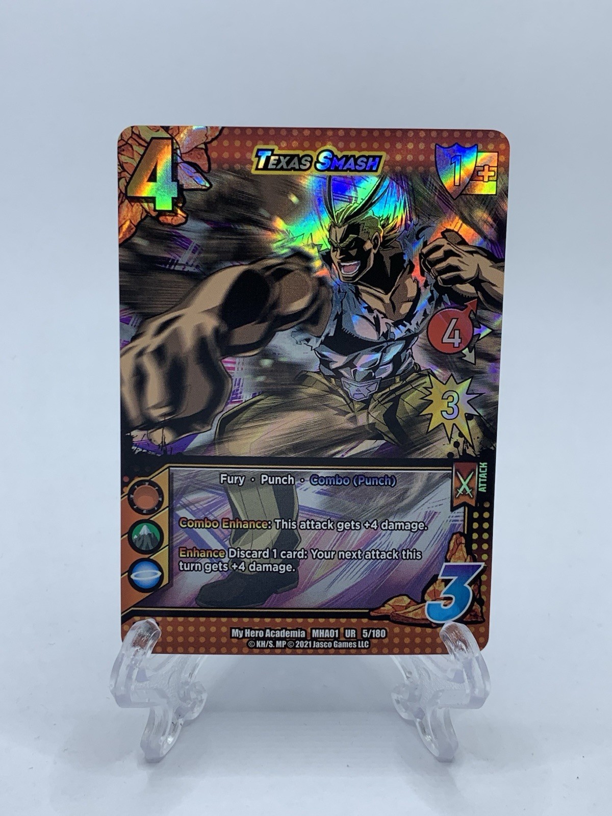 UniVersus – My Hero Academia CCG – Texas Smash – UR 5/180