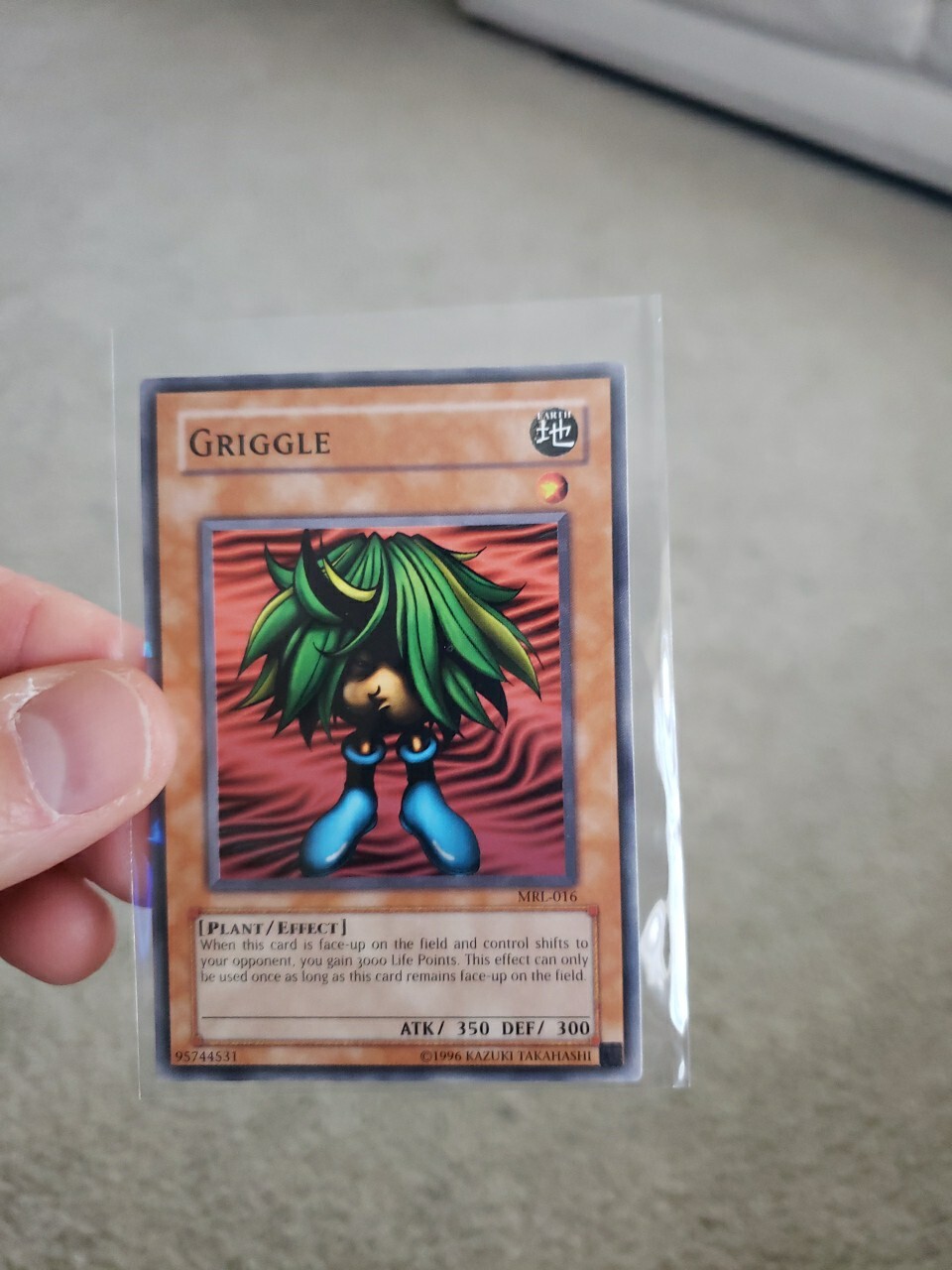 Yu-gi-oh! Griggle MRL-016 Unlimited Green hair/Blue shoes Near Mint Never Played