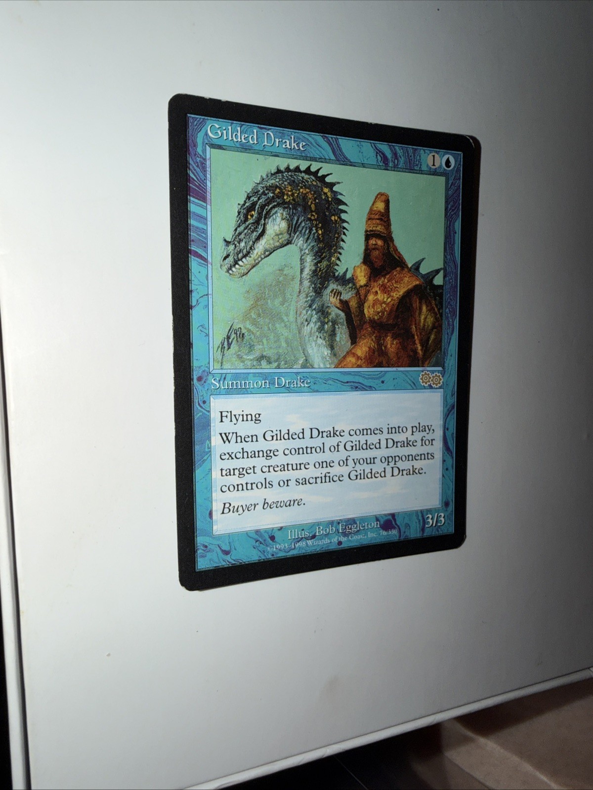 Gilded Drake MTG Magic The Gathering Urza’s Saga 76/335 Rare *On Reserved List*