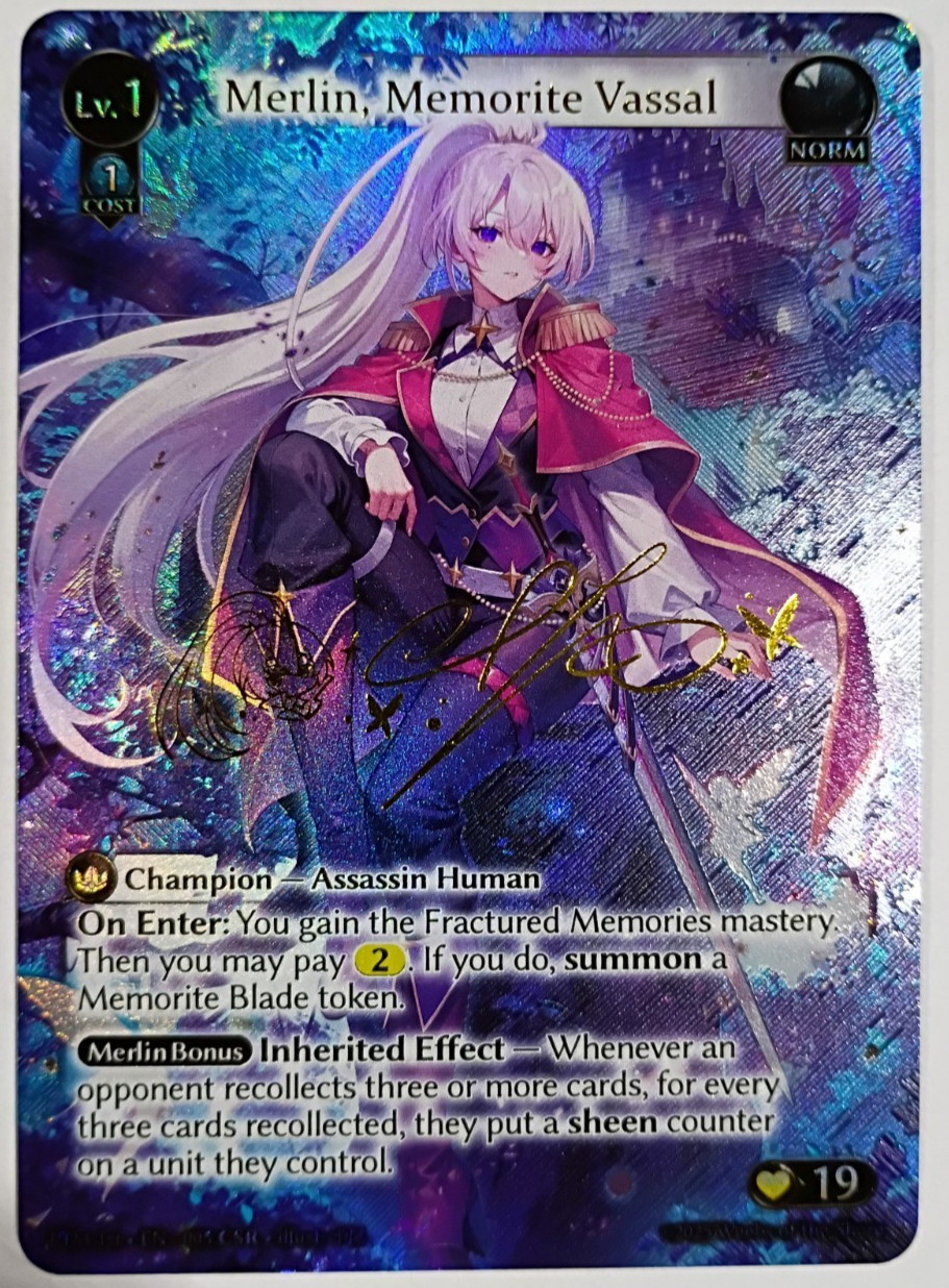 Merlin, Memorite Vassal (CSR) 005 [Phantom Monarchs] Grand Archive TCG