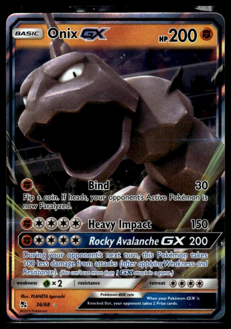 Hidden Fates #36/68 Onix GX