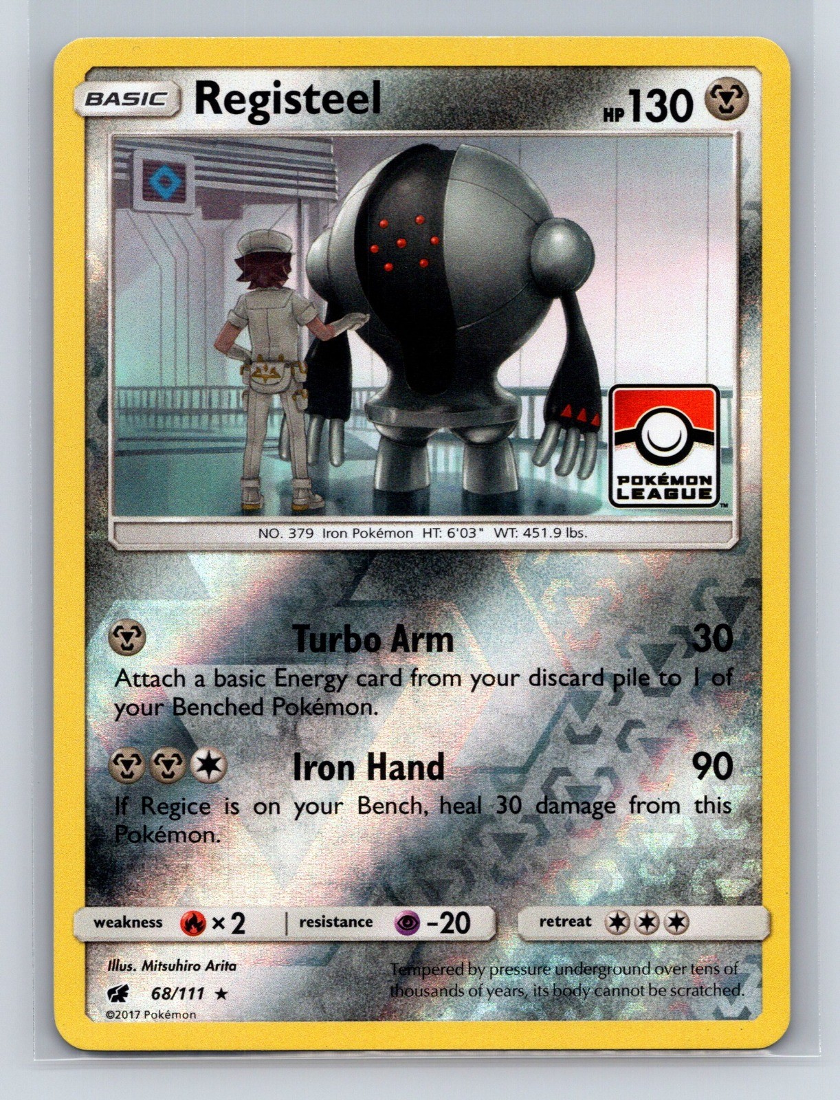 Registeel – 68/111 (Pokemon League) 068/111 Reverse Holo HP