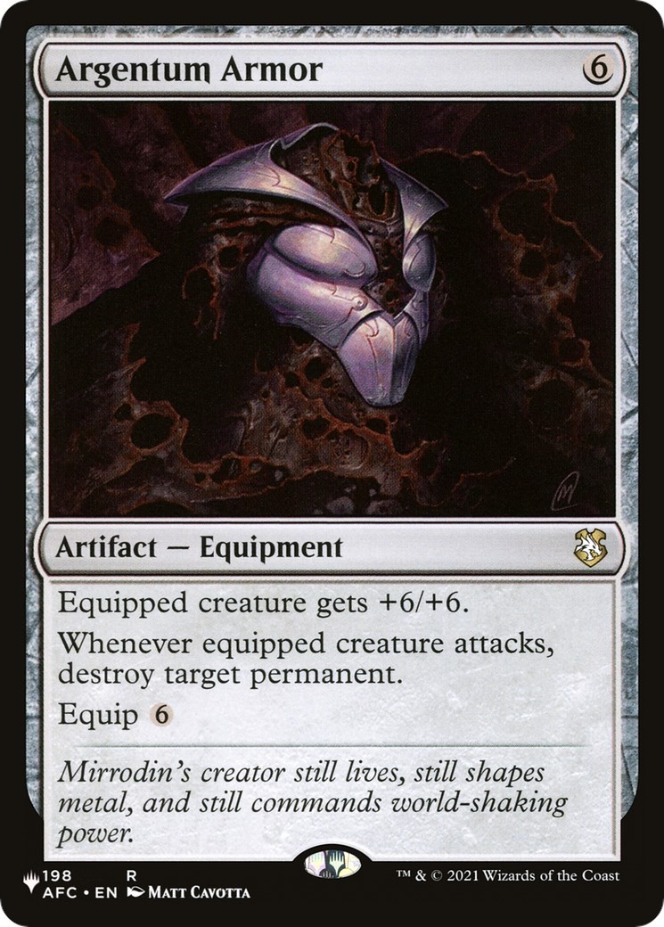 Argentum Armor [LIST – 198/062]
