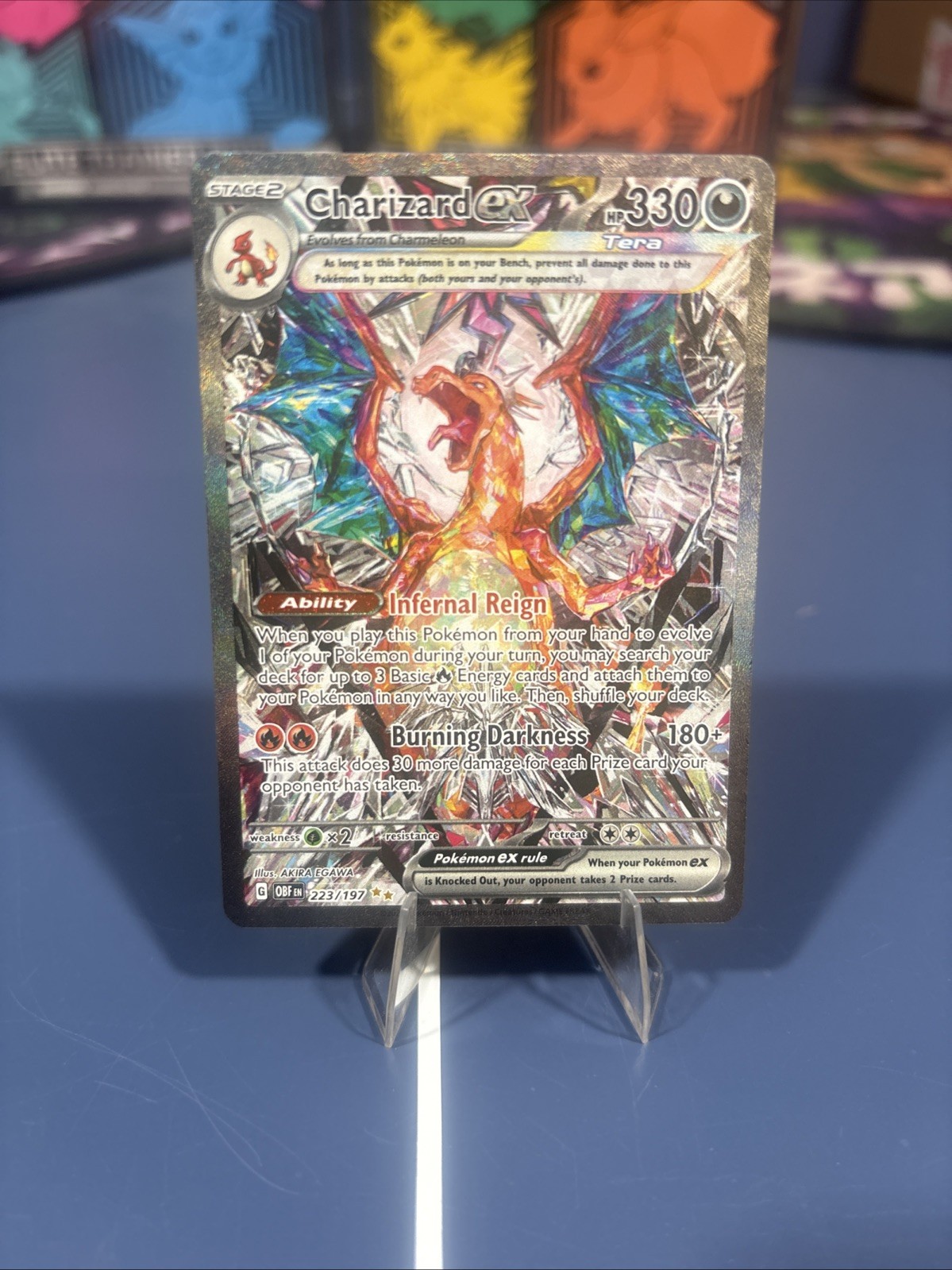 Charizard ex 223/197 SV03: Obsidian Flames Special Illustration Rare Holo EN