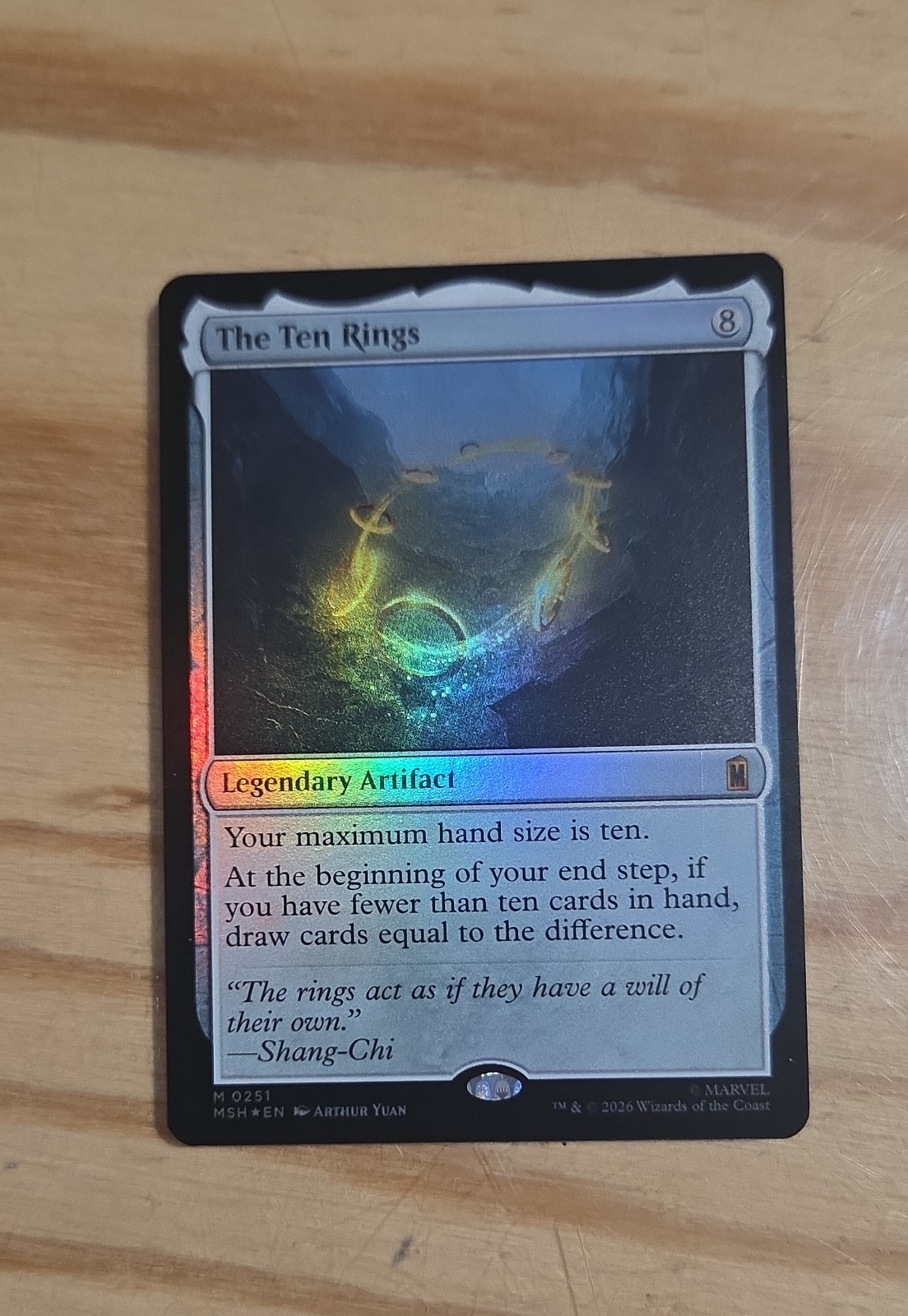 Magic: The Gathering Marvel The Ten Rings #251 Traditional Foil Mythic Rare MSH