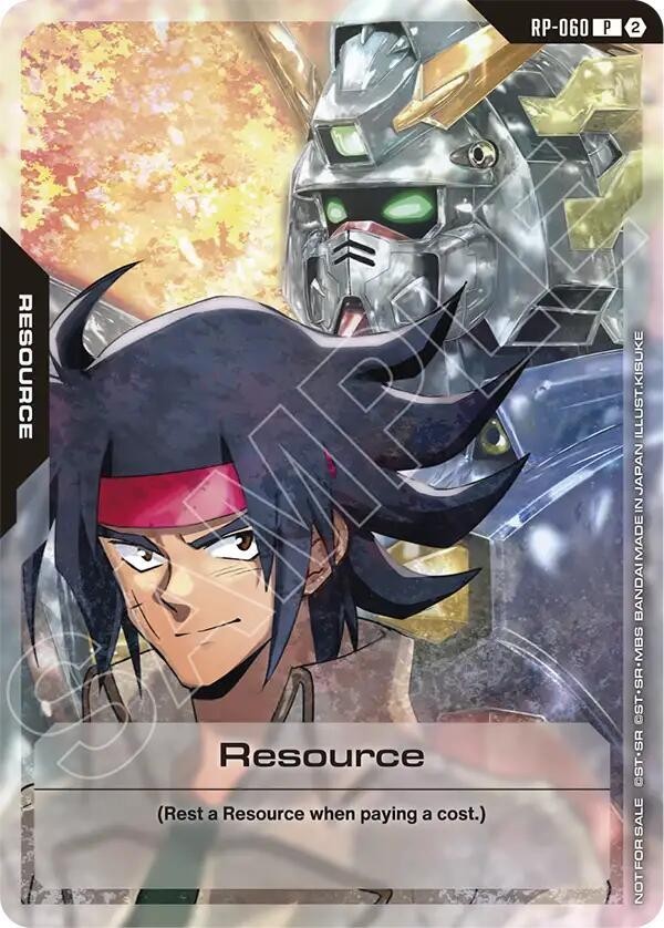 Resource Alternate Art Foil – RP-060 – Gundam TCG Card Game