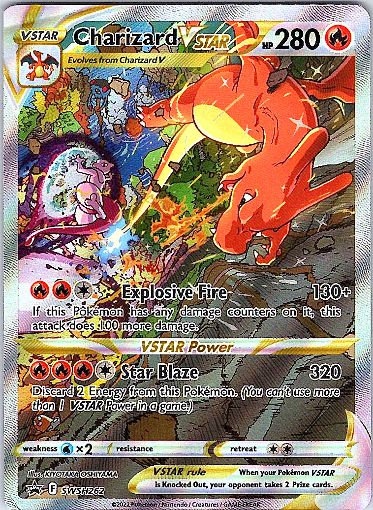 Charizard VSTAR – SWSH262 Promo Holofoil SWSH: Sword & Shield Promo Cards NM