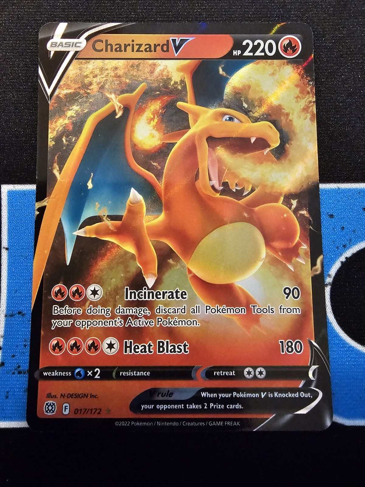 Charizard V 018/159 SWSH: Crown Zenith Holo
