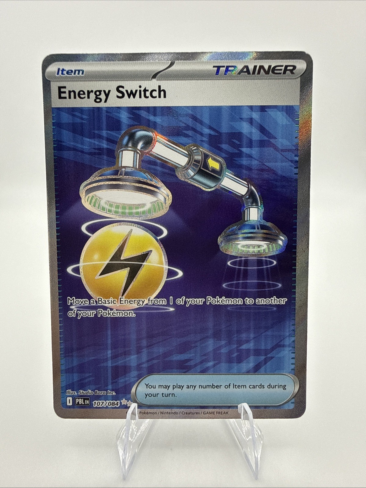 2026 Pokemon Pitch Black Energy Switch 107/084 Ultra Rare Full Art NM