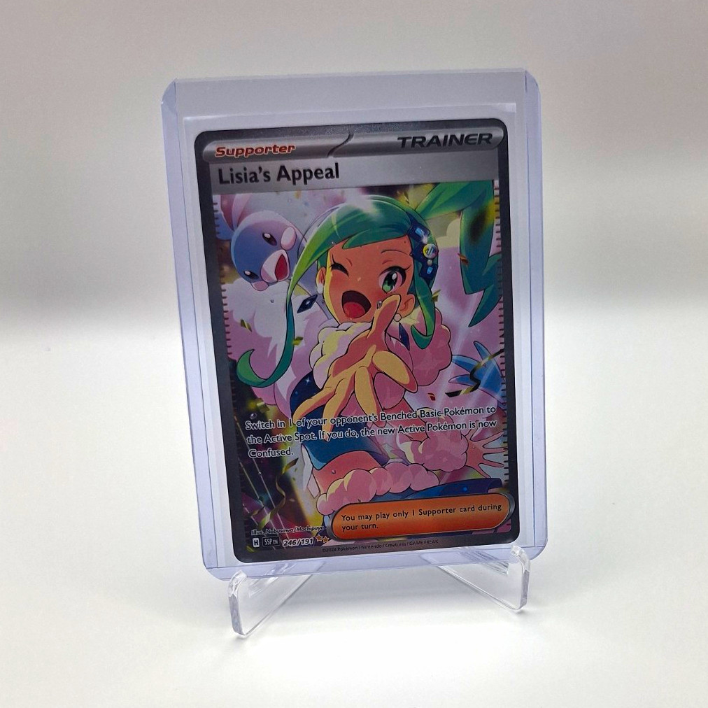 Pokémon TCG Lisia’s Appeal 246/191 SV08 Surging Sparks Special Illus Rare Holo