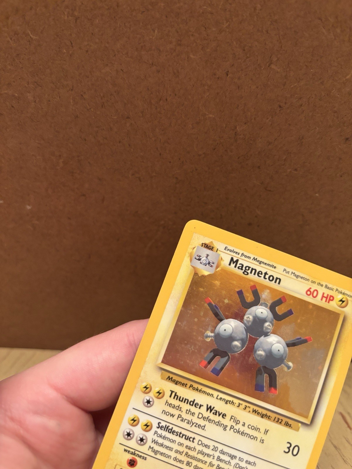 Pokémon TCG 1995 Magneton Base Set #009/102 Holo Rare EN LP