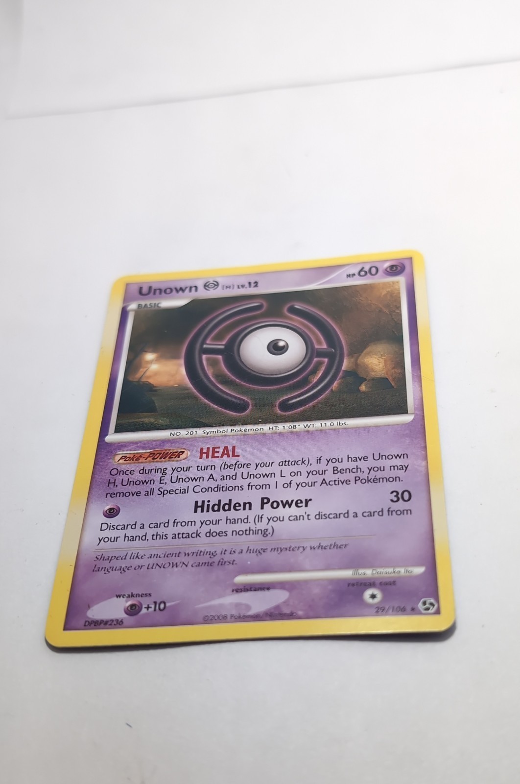 Unown [H] 29/106 Great Encounters Regular