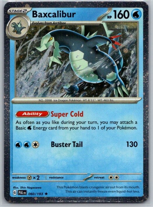 Baxcalibur (Cosmos Holo) 060/193 Promo Blister Exclusives Pokemon Near Mint