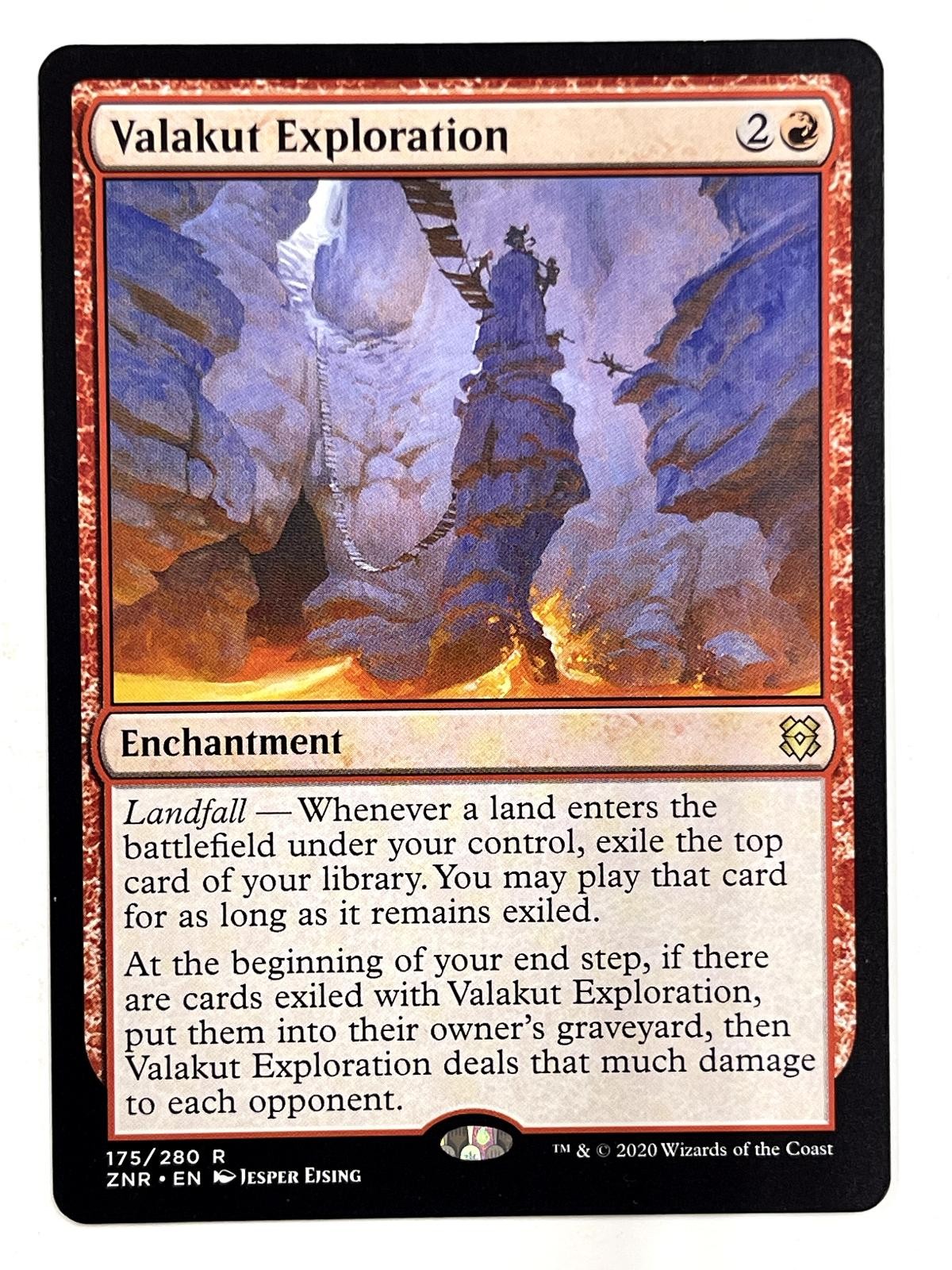 Valakut Exploration 175 Rare Zendikar Rising Magic: The Gathering Lightly Played