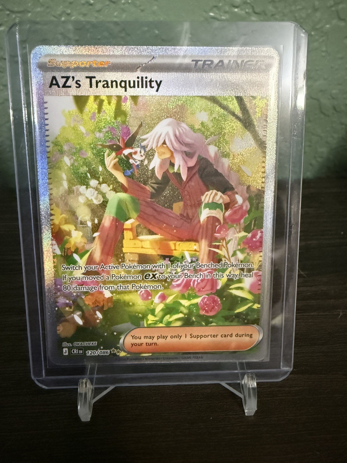 AZ’s Tranquility 120/086 ME04: Chaos Rising Special Illustration Rare Pokemon