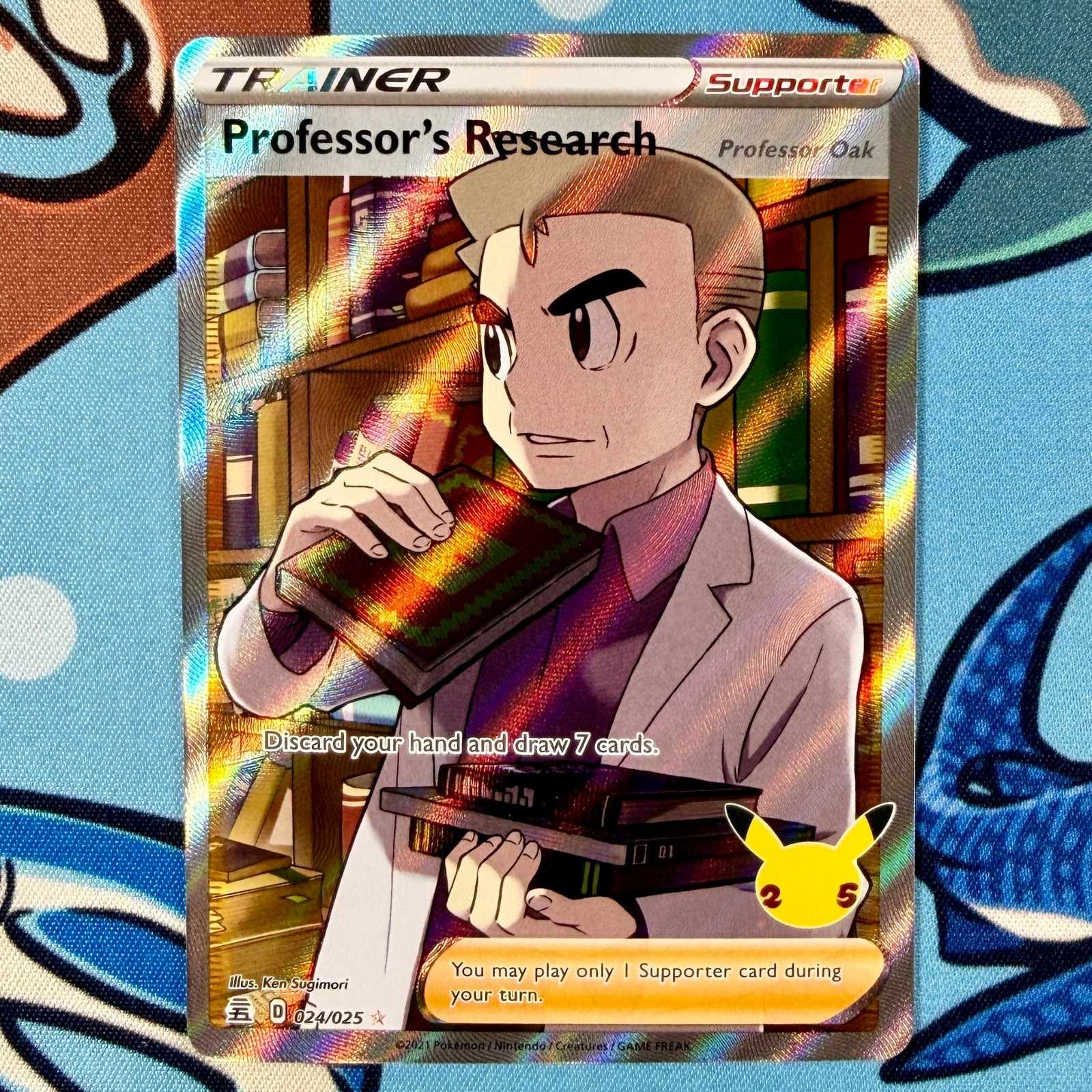 Professor’s Research 024/025 Pokemon Celebrations – NM 25th Anniversary Full Art