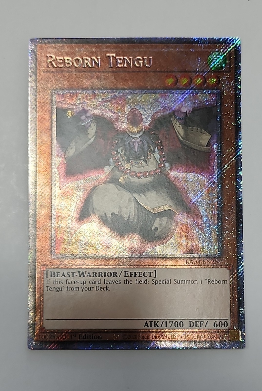 Reborn Tengu (Platinum Secret Rare) RA03-EN251 Quarter Century Bonanza 1st…
